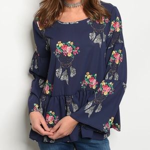 NWT BOHO TOP